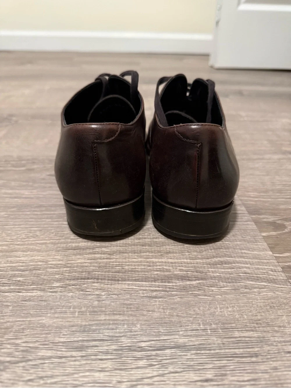 Thursday Boot Company Men's Dark Brown Leather Cap-Toe Oxfords